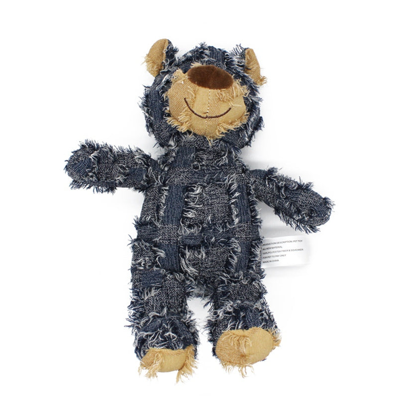 Pinermen Squeaky Plush Bear Dog Toys, Set of 3