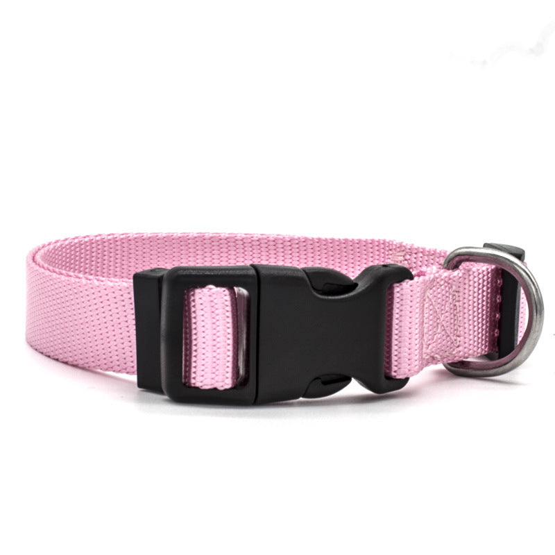 Classic Nylon Dog Collar with Quick-Release Buckle