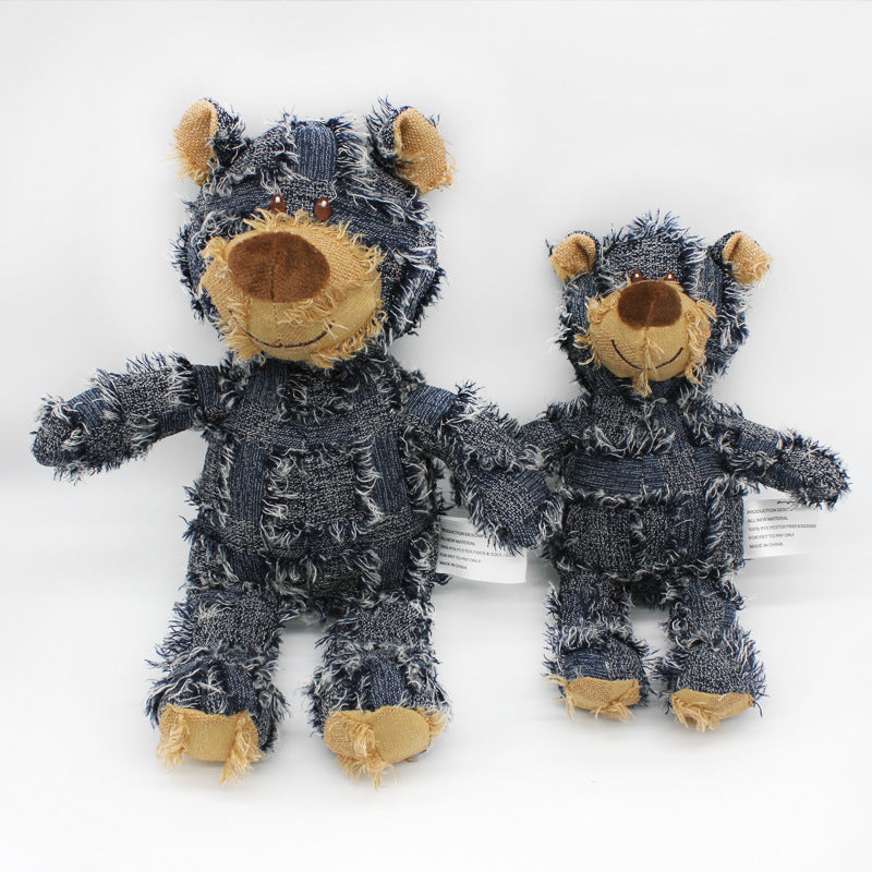 Pinermen Squeaky Plush Bear Dog Toys, Set of 3