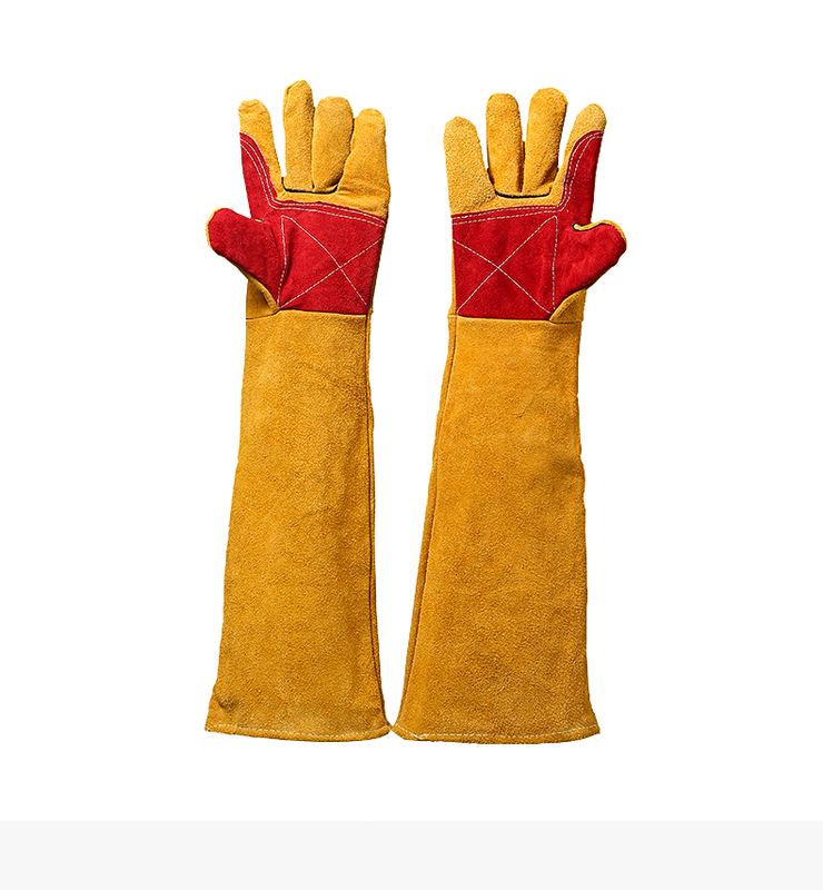 Pinermen Long Animal Handling Gloves - Yellow