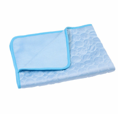 Cool-Touch Ice Silk Pet Mat for Dogs and Cats