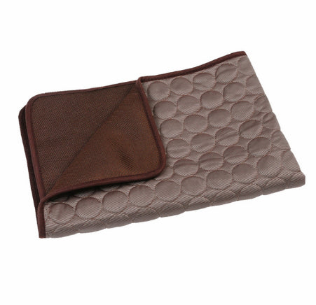Cool-Touch Ice Silk Pet Mat for Dogs and Cats