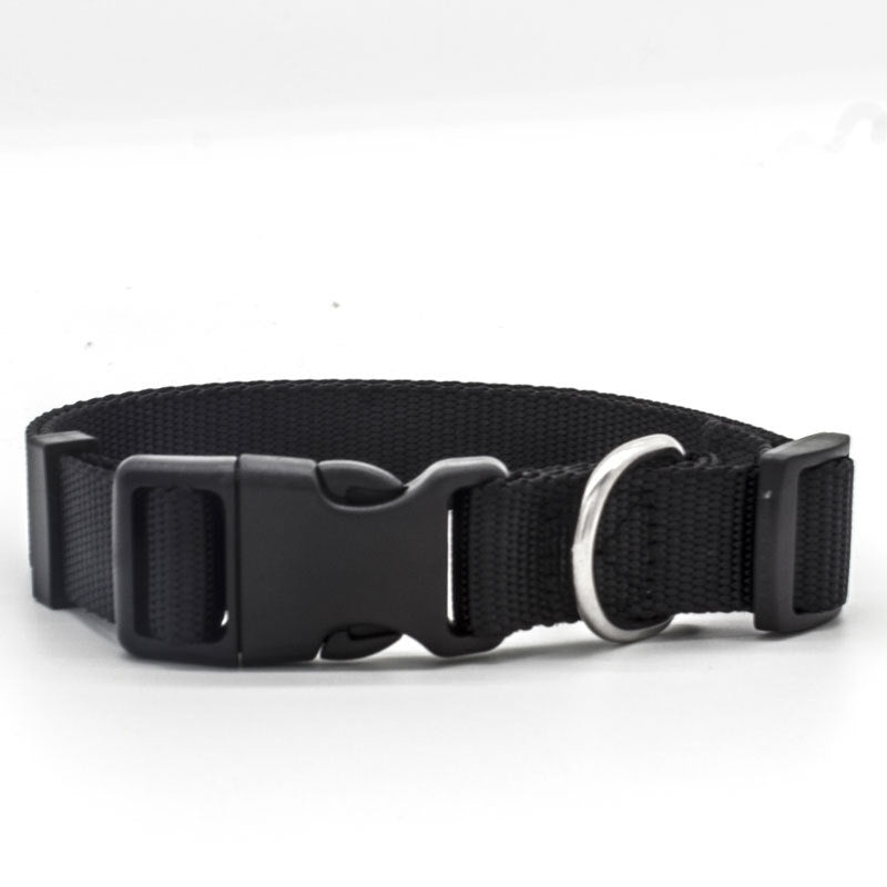 Classic Nylon Dog Collar with Quick-Release Buckle