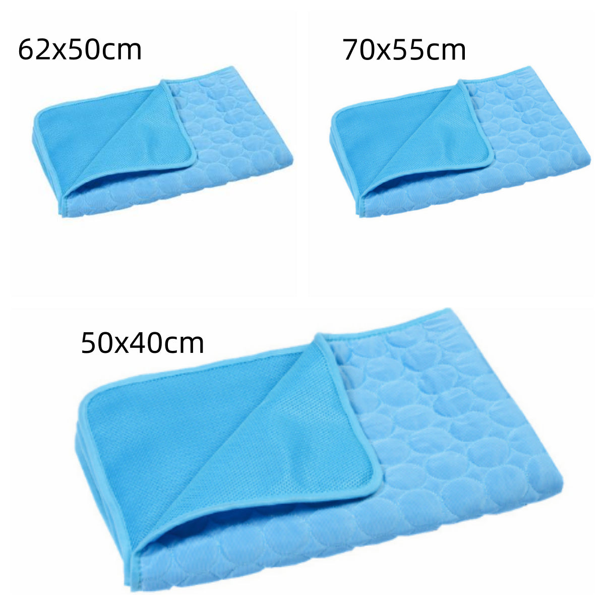 Cool-Touch Ice Silk Pet Mat for Dogs and Cats