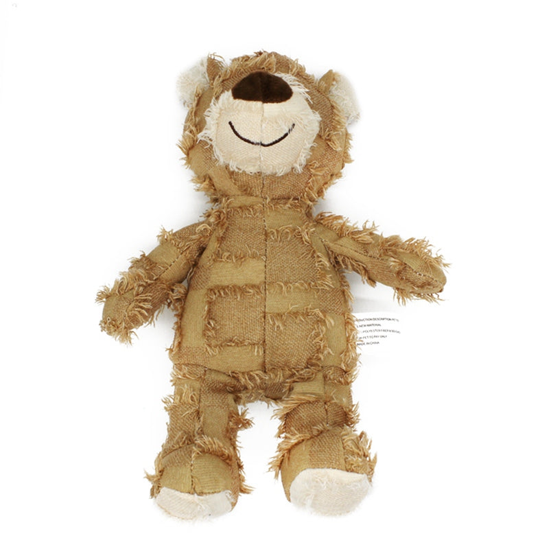 Pinermen Squeaky Plush Bear Dog Toys, Set of 3