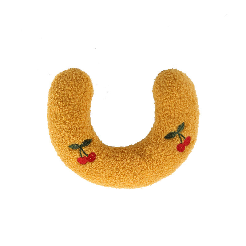 Yellow little pillow for cats