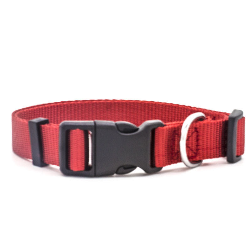 Classic Nylon Dog Collar with Quick-Release Buckle