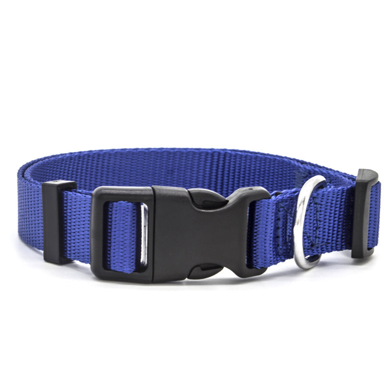 Classic Nylon Dog Collar with Quick-Release Buckle