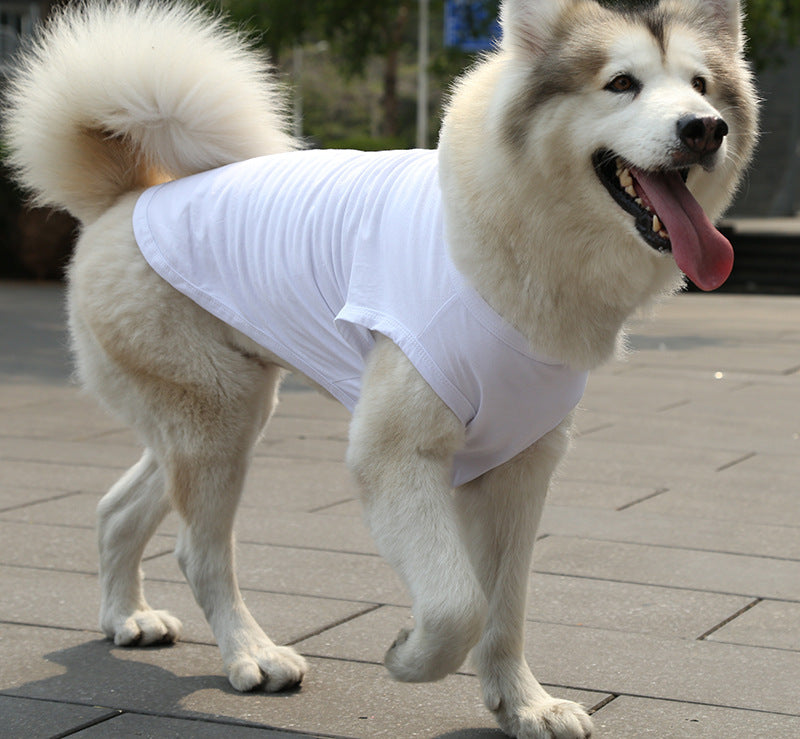 Cotton Dog T-Shirt, Basic Tank for Dogs XS to 5XL