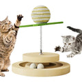 Pinermen Spring Sisal Ball Cat Toy with Ball Track