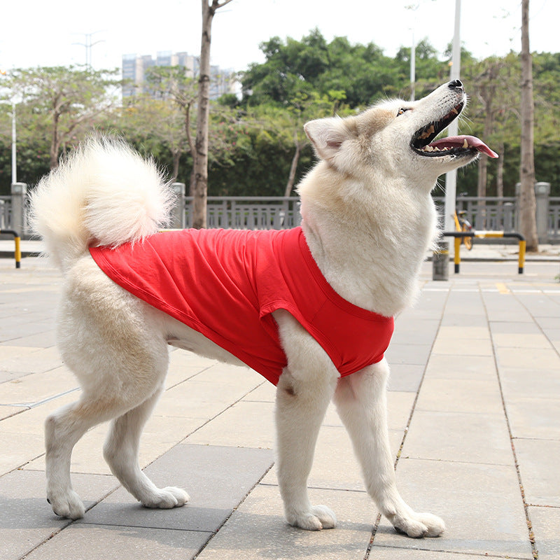 Cotton Dog T-Shirt, Basic Tank for Dogs XS to 5XL
