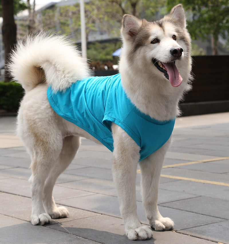 Cotton Dog T-Shirt, Basic Tank for Dogs XS to 5XL