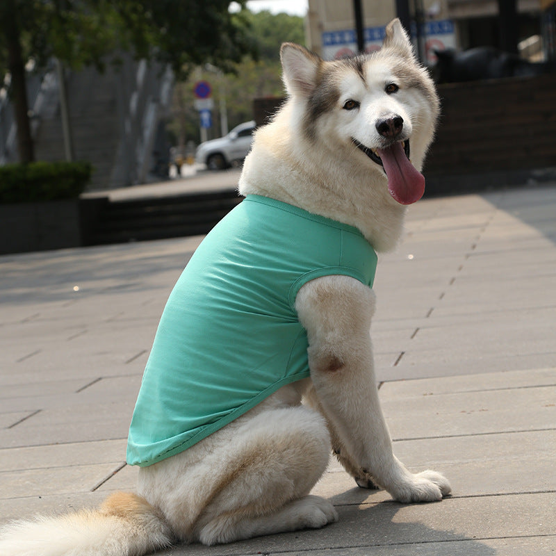 Cotton Dog T-Shirt, Basic Tank for Dogs XS to 5XL