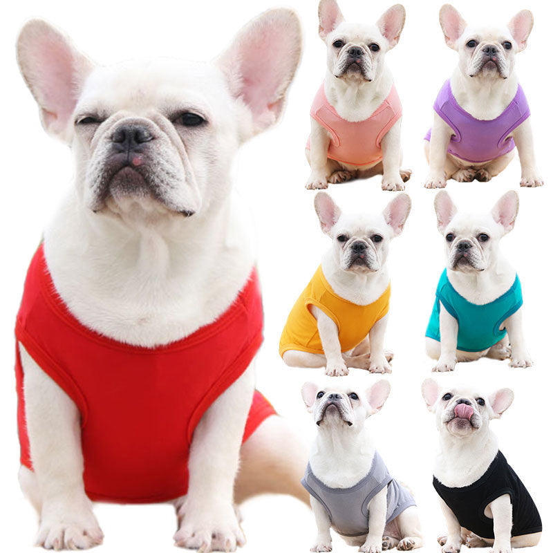 Cotton Dog T-Shirt, Basic Tank for Dogs XS to 5XL