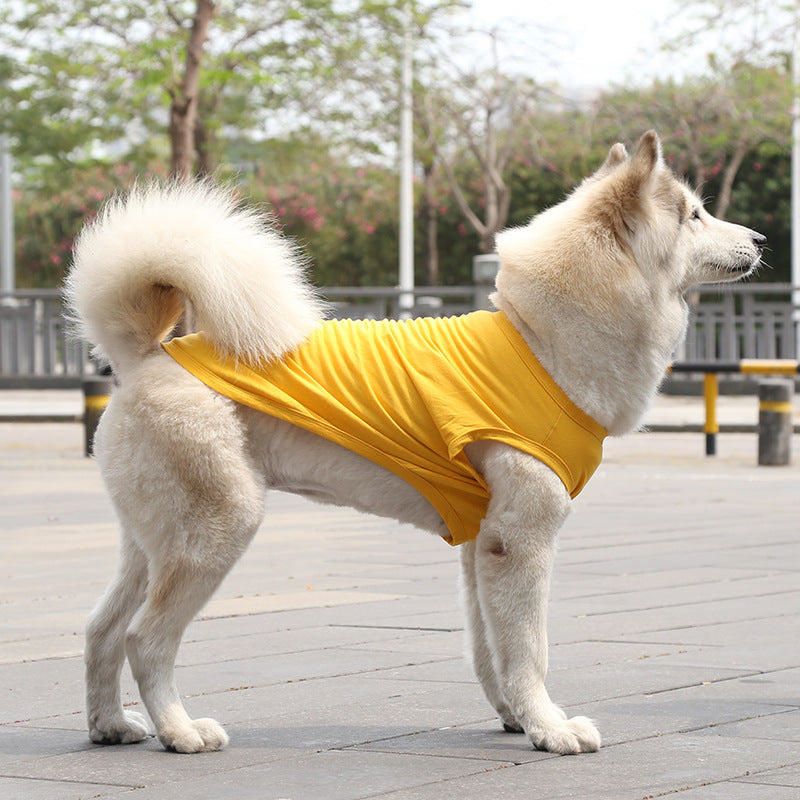 Cotton Dog T-Shirt, Basic Tank for Dogs XS to 5XL
