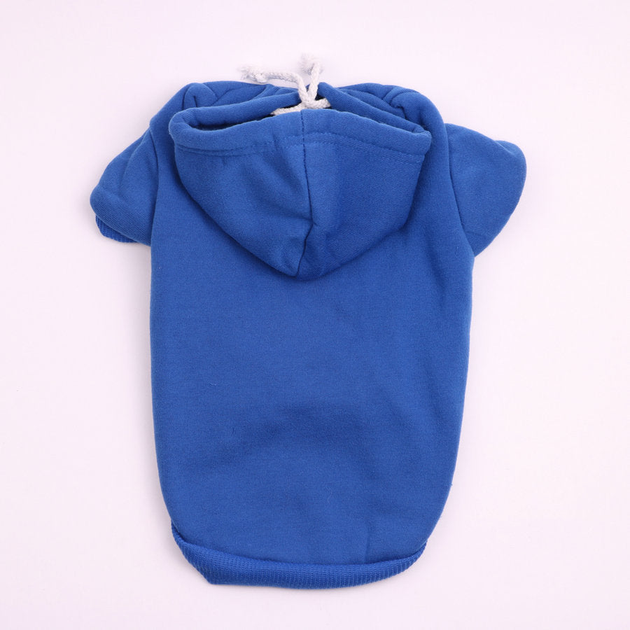 Fleece Dog Hoodie, Warm Hooded Sweatshirt for Small Dogs