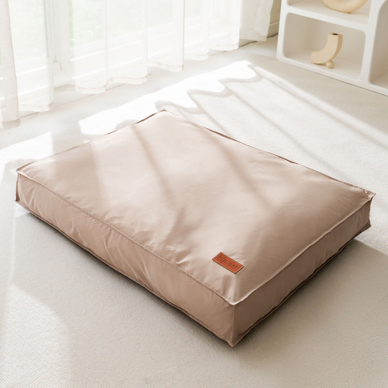 Thick Cushion Dog Bed with Removable Cover, Crate and Floor Pad