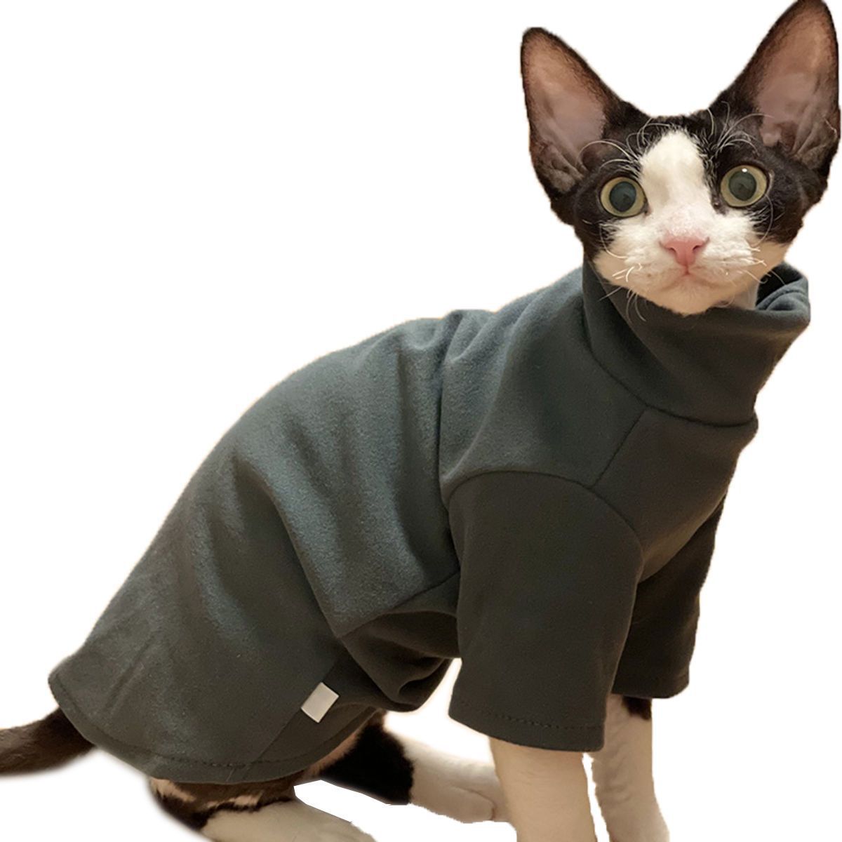 Turtleneck Sweater for Hairless Cats, Sphynx and Devon Rex